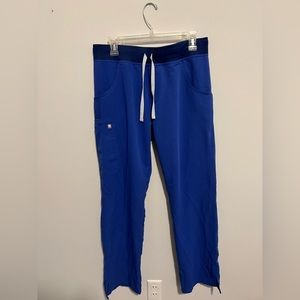 Figs basic scrub pant; blue size Medium